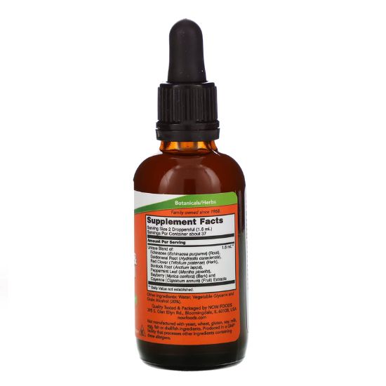 Echinacea & Goldenseal Plus, 59 ml, NOW Foods - Vitax.ro