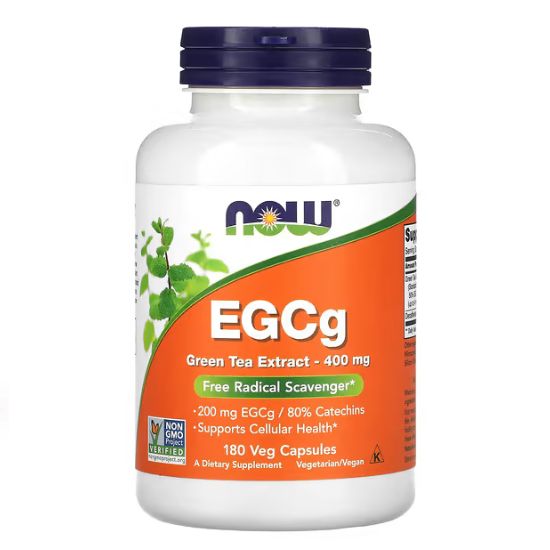 EGCg Green Tea Extract, 400mg, 180 vcaps, NOW Foods - Vitax.ro