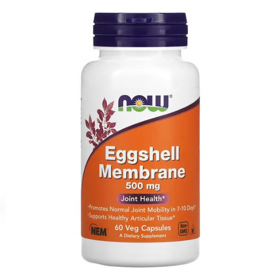 Eggshell Membrane, 500mg, 60 vcaps, NOW Foods - Vitax.ro
