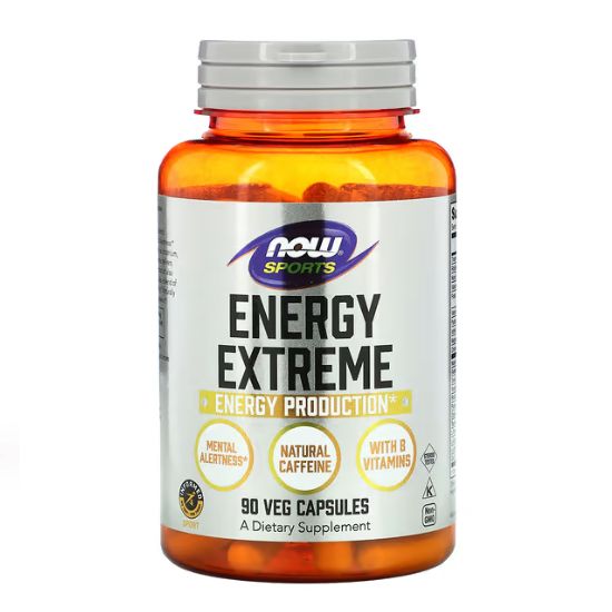 Sports Energy Extreme, 90 vcaps, NOW Foods - Vitax.ro