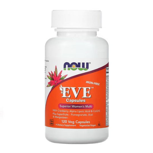 Eve Women's Multiple Vitamin, 120 vcaps, NOW Foods - Vitax.ro