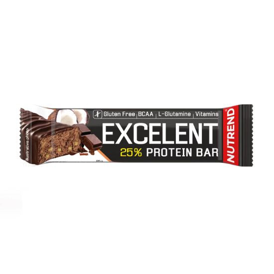 Excelent Protein Bar, Chocolate with Coconut, 18 x 85 g, Nutrend - Vitax.ro