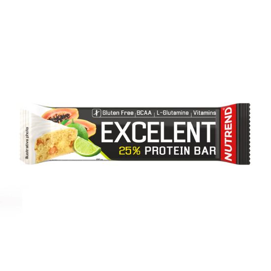 Excelent Protein Bar, Lime with Papaya, 18 x 85 g, Nutrend - Vitax.ro