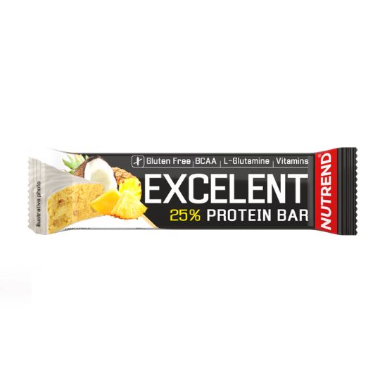Excelent Protein Bar, Pineapple with Coconut, 18 x 85 g, Nutrend - Vitax.ro