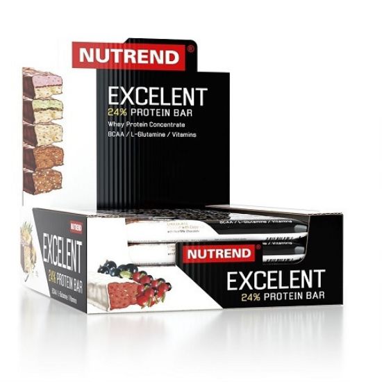 Excelent Protein Bar, Blackcurrant with Cranberries, 18 x 85 g, Nutrend - Vitax.ro