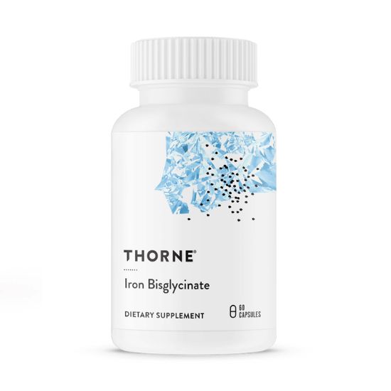 Bisglicinat de fier, 60 capsule, Thorne Research - Vitax.ro
