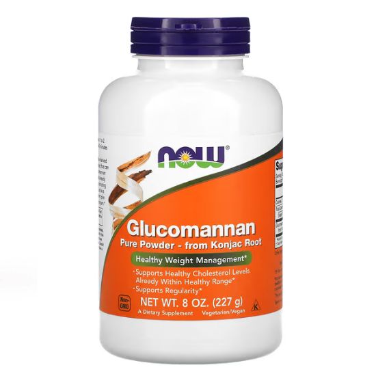 Glucomannan from Konjac Root, Pure Powder, 227g, NOW Foods - Vitax.ro