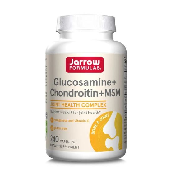 Glucosamine+Chondroitin+MSM, 240 caps, Jarrow Formulas - Vitax.ro