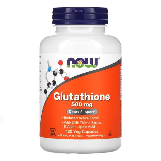 Glutathione, 500mg, 120 vcaps, NOW Foods - Vitax.ro