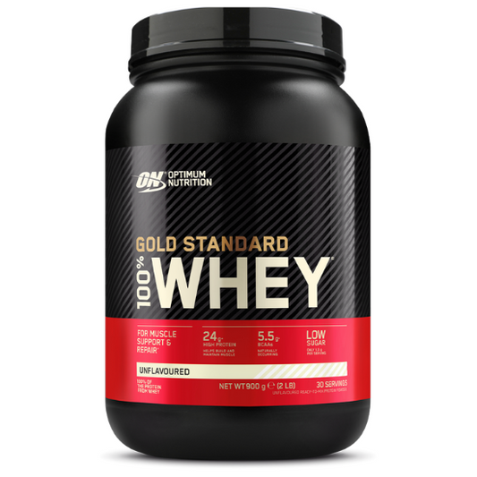 Gold Standard 100% Whey, Unflavored, 900g, Optimum Nutrition - Vitax.ro