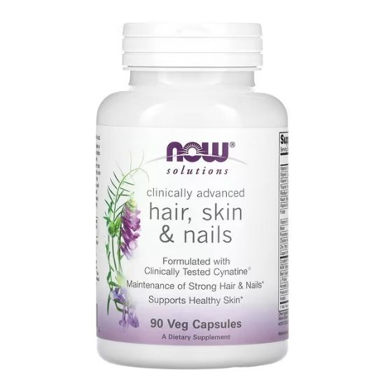 Hair, Skin & Nails, 90 vcaps, NOW Foods - Vitax.ro