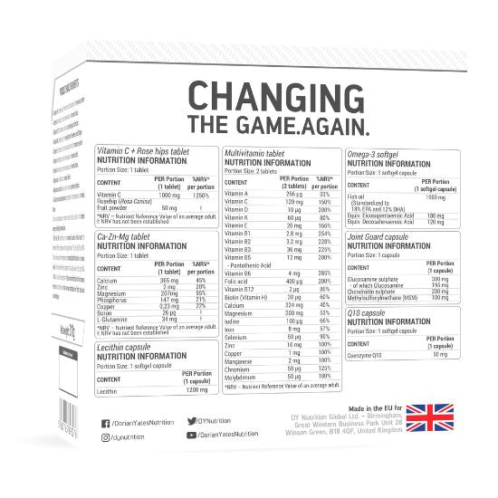 Hit Pack Complex, 30 x 8 pcs, Dorian Yates - Vitax.ro