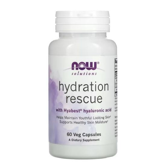 Hydration Rescue, 60 vcaps, NOW Foods - Vitax.ro
