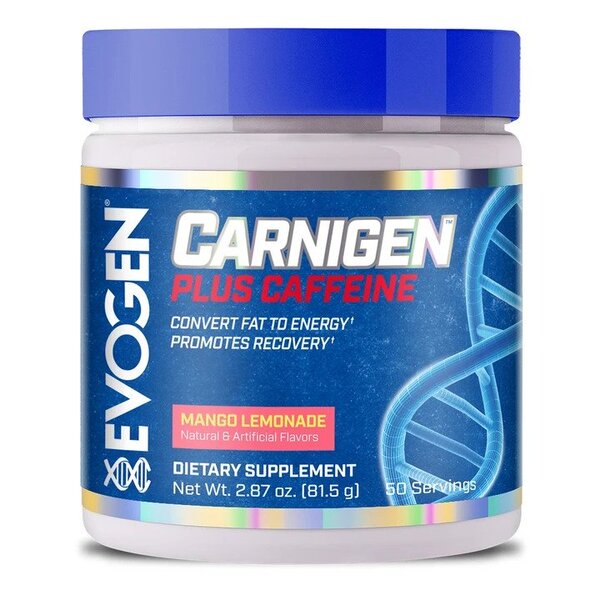 Carnigen Plus Caffeine, Mango Lemonade - 81g - Vitax.ro