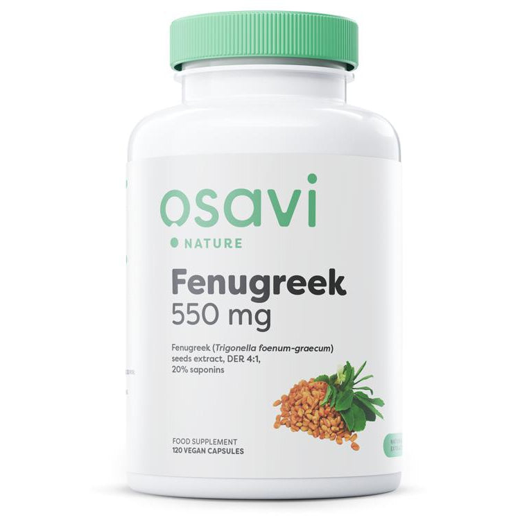 Fenugreek, 550mg - 120 vcaps - Vitax.ro