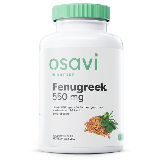 Fenugreek, 550mg - 120 vcaps - Vitax.ro