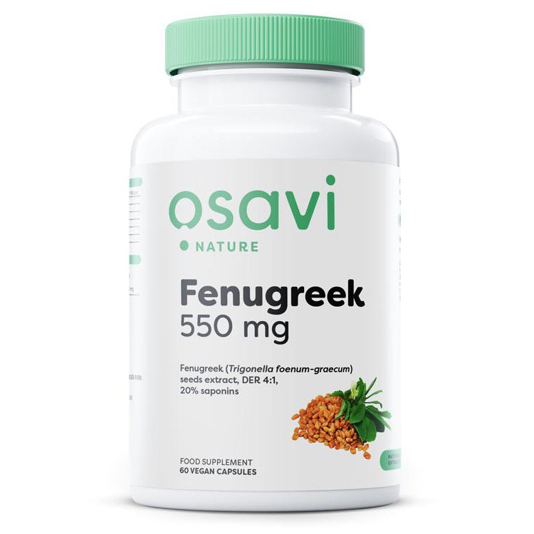 Fenugreek, 550mg - 60 vcaps - Vitax.ro