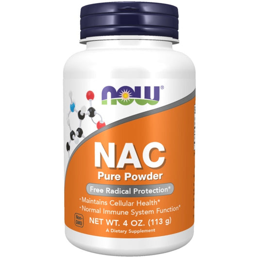 NAC, Pure Powder - 113g, NOW Foods - Vitax.ro