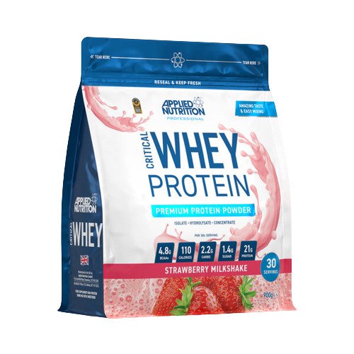 Critical Whey, Strawberry Milkshake, 900g, Applied Nutrition - Vitax.ro