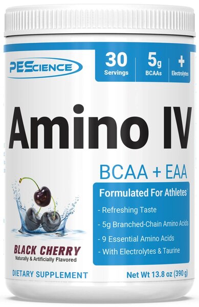 Amino IV, Black Cherry, 390g, PEScience - Vitax.ro
