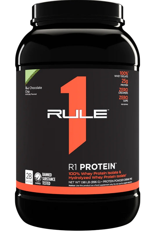 R1 Protein, Mint Chocolate Chip, 896g, Rule One - Vitax.ro