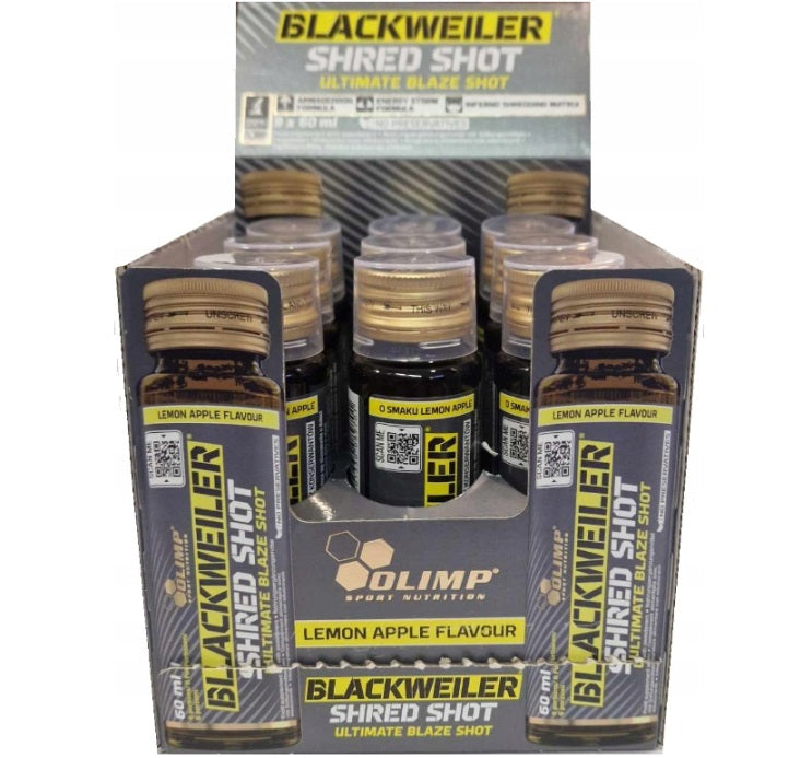 Blackweiler Shred Shot, Lemon Apple - 9 x 60 ml. - Vitax.ro