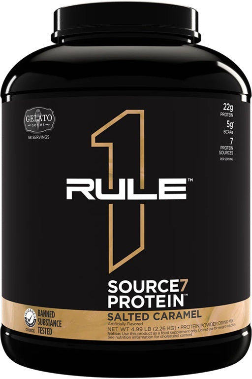 Source7 Protein, Salted Caramel Gelato, 2260g, Rule One - Vitax.ro