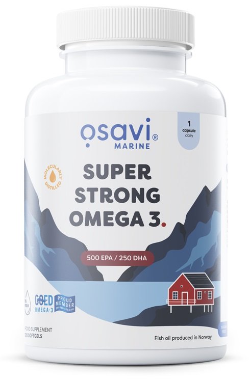 Super Strong Omega 3, 500 EPA / 250 DHA - 120 softgels - Vitax.ro