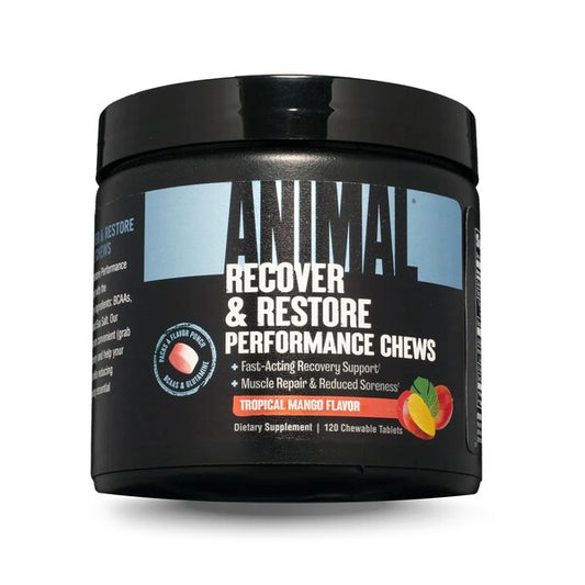 Recover & Restore Performance Chews, Tropical Mango - 120 chewable tabs - Vitax.ro