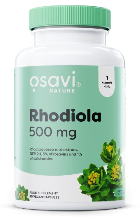 Rhodiola, 500mg - 60 vegan caps - Vitax.ro