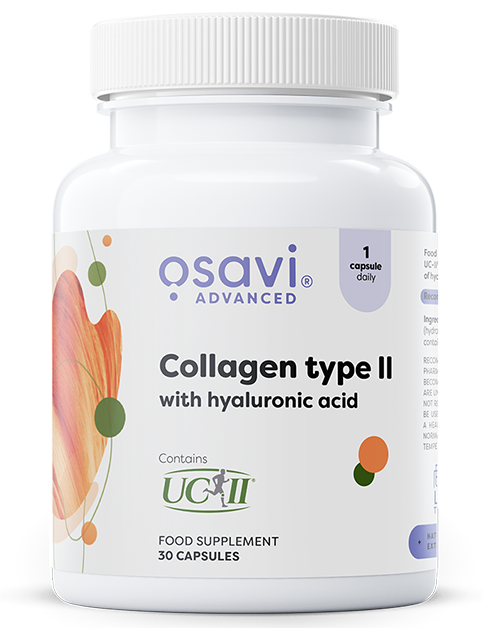 Collagen Type II with Hyaluronic Acid 30 caps, Osavi - Vitax.ro