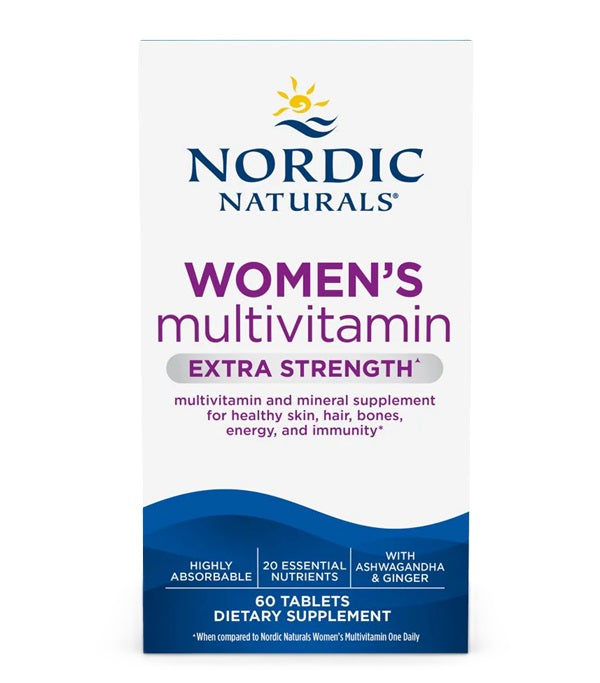 Women's Multivitamin Extra Strength, 60 tablets, Nordic  Naturals