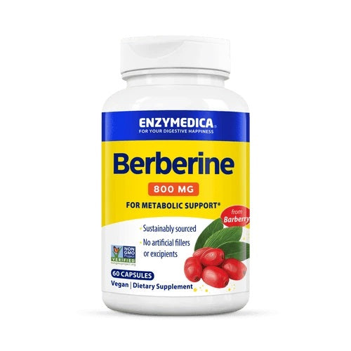 Berberine, 800mg, 60 caps, Enzymedica - Vitax.ro