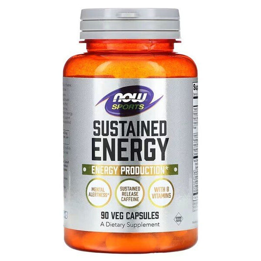 Sustained Energy, 90 vcaps, NOW Foods - Vitax.ro
