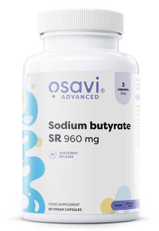 Sodium butyrate SR, 960mg - 60 vegan capsules - Vitax.ro