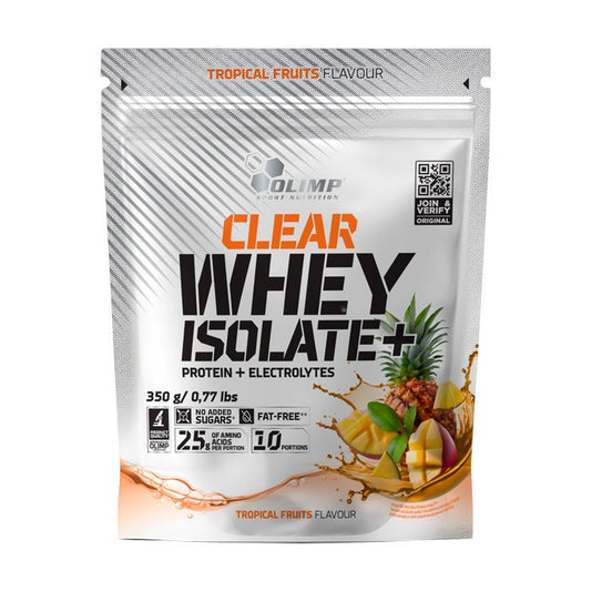 Clear Whey Isolate+, Tropical Fruits, 350g, Olimp Nutrition - Vitax.ro