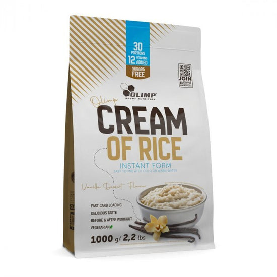 Cream of Rice, Vanilla Dessert, 1000g, Olimp Nutrition - Vitax.ro