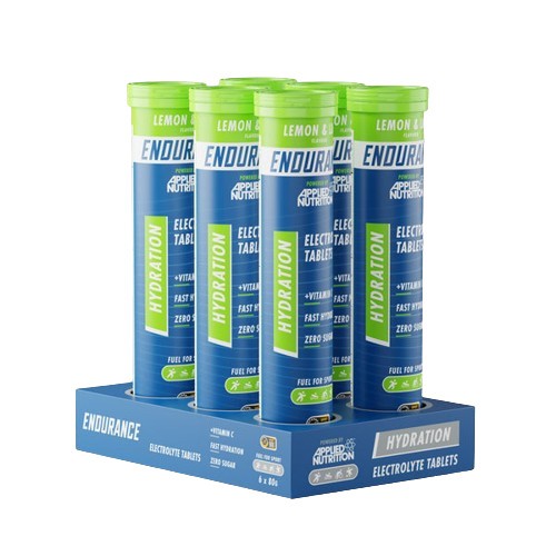 Endurance Hydration Electrolyte Effervescent Tablets, Lemon & Lime - 6 x 20 tabs - Vitax.ro