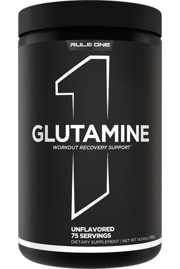 Glutamine, Unflavored, 398g, Rule One - Vitax.ro