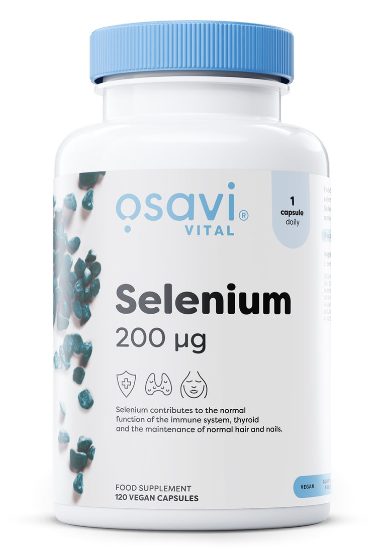 Selenium, 200mcg - 120 vegan caps - Vitax.ro