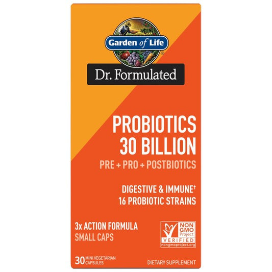 Dr. Formulated Probiotics 30 Billion - 30 mini vcaps - Vitax.ro