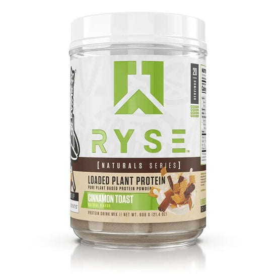 Loaded Plant Protein, Natural Series, Cinnamon Toast, 608g, RYSE - Vitax.ro