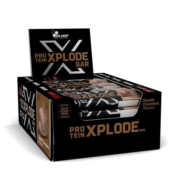 Protein Xplode Bar, Double Chocolate, 25 x 40g, Olimp Nutrition - Vitax.ro