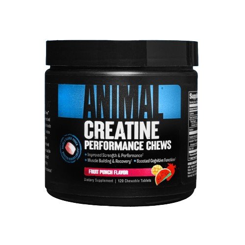 Animal Creatine Chews, Fruit Punch, 120 chewable tablets, Universal Nutrition - Vitax.ro