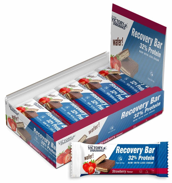 Joe Weider Victory Endurance Recovery Bar, Strawberry, 12 x 50g, Weider - Vitax.ro