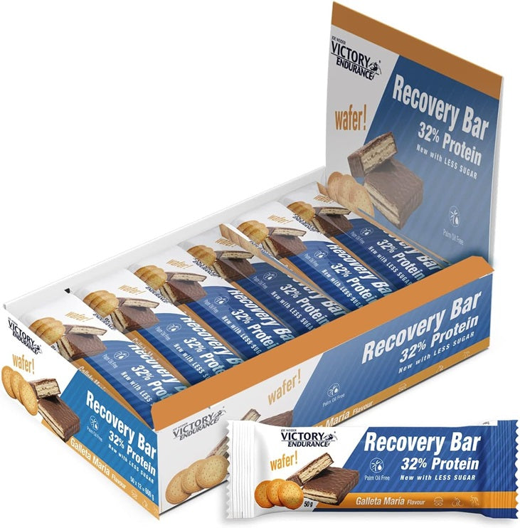 Joe Weider Victory Endurance Recovery Bar, Galleta Maria, 12 x 50g, Weider - Vitax.ro
