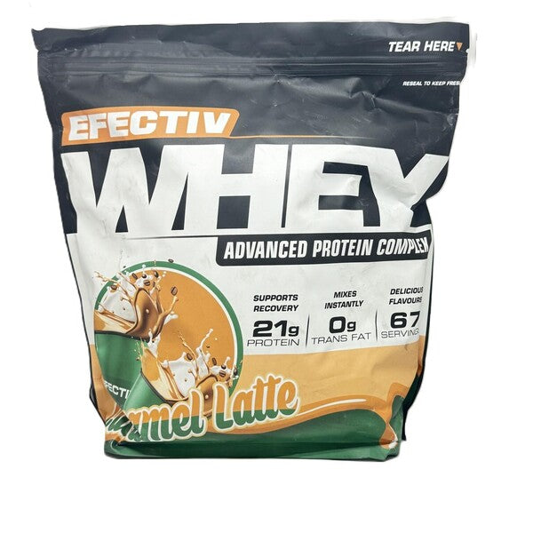 Whey Protein, Caramel Latte, 2000g, Efectiv Nutrition - Vitax.ro