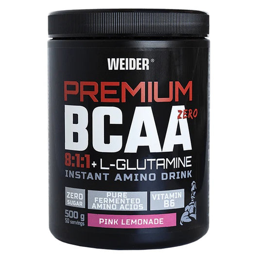 Premium BCAA Zero, Pink Lemonade, 500g, Weider - Vitax.ro