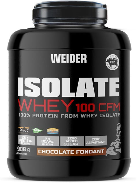 Isolate Whey 100 CFM, Chocolate Fondant, 908g, Weider - Vitax.ro