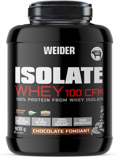 Isolate Whey 100 CFM, Chocolate Fondant, 908g, Weider - Vitax.ro